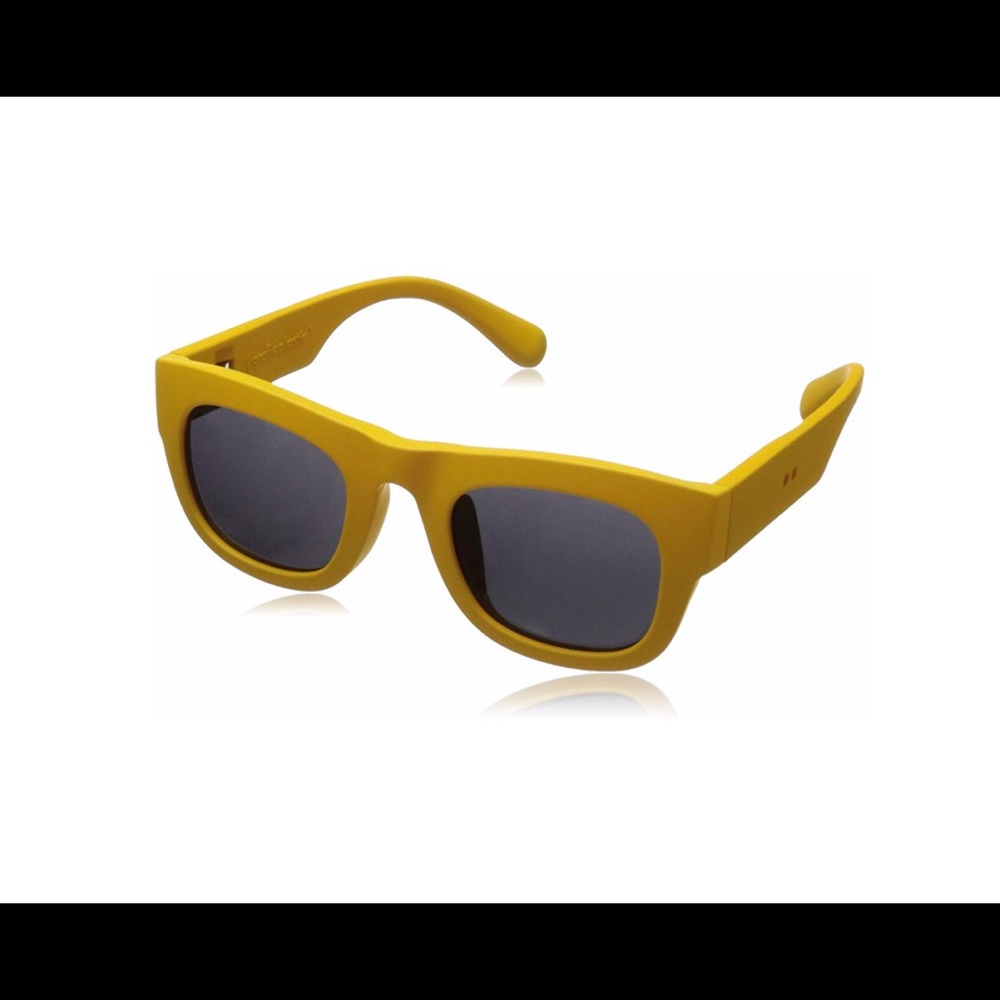 Grafik Plastic Arron Wafarer Sunglasses Yellow